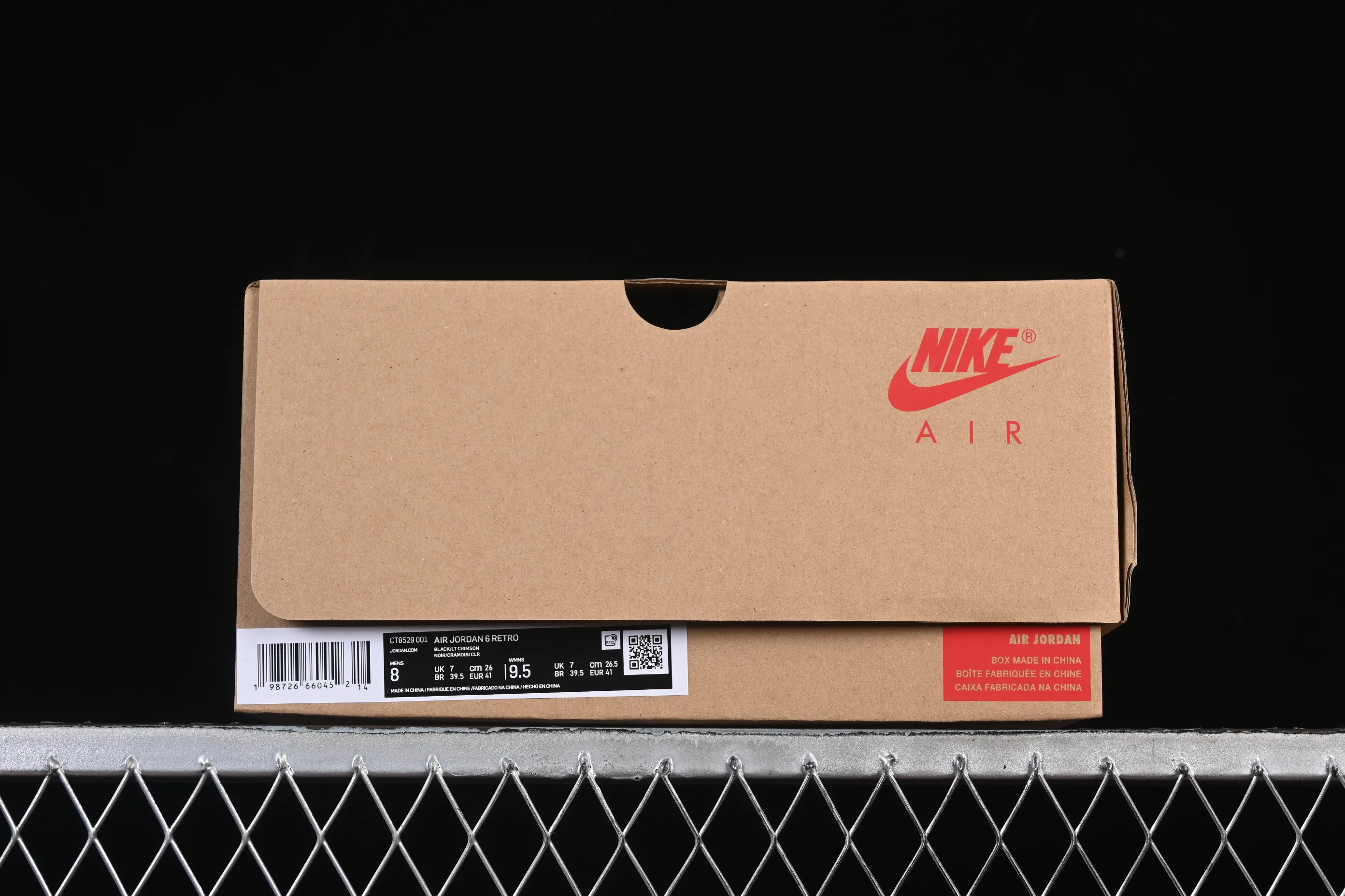 All categories Air Jordan Jordan series basketball shoes Air Jordan 6 F version Air Jordan 6 "Infrared" AJ6 Joe 6 new black infrared CT8529-001